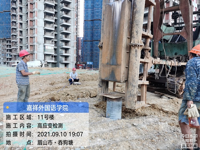 外国语学院高应变法检测